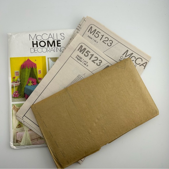 🪡 McCall's Home Decorating Pattern for Canopies 5123 - Picture 3 of 6